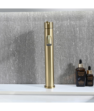 Robinet, mitigeur, rehaussé rond design doré LB-8144GY