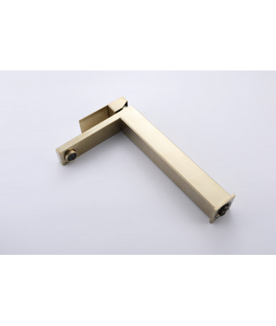 Robinet, mitigeur rehaussé carré design doré LB-M8141GY