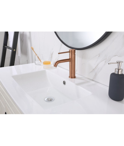 Robinet, mitigeur rond design cuivré LB-M8143RGY