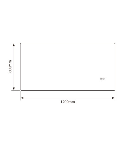 Miroir salle de bain LED avec anti buée et LED 3 couleurs LB-85070A
