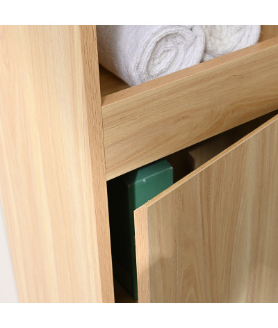 Colonne salle de bain chêne clair LB-C120-12C