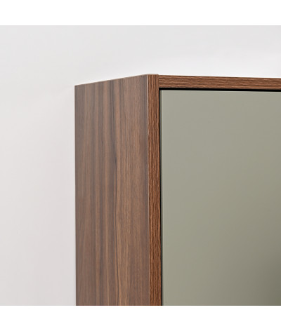 Colonne salle de bain bois et vert LB-C1002