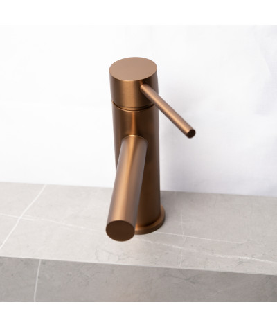 Robinet, mitigeur rond design cuivré, LB-M8158RGY