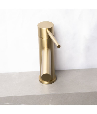 Robinet, mitigeur rond design doré, LB-M8158GY