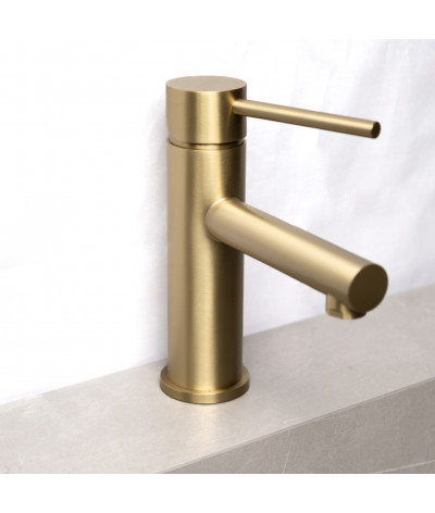 Robinet, mitigeur rond design doré, LB-M8158GY
