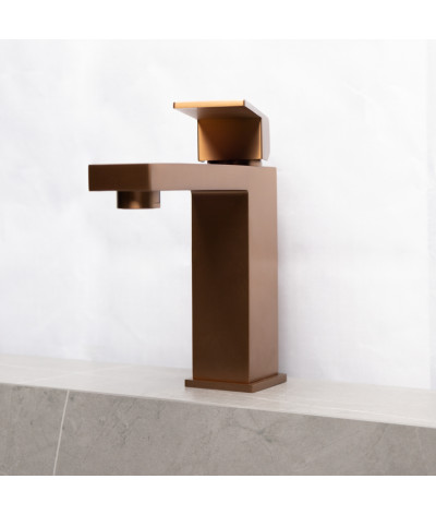 Robinet, Mitigeur de salle de bain cuivré modern LB-M8140RGY