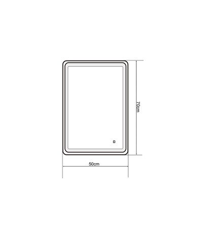 Miroir salle de bain LED rectangulaire LB-6000