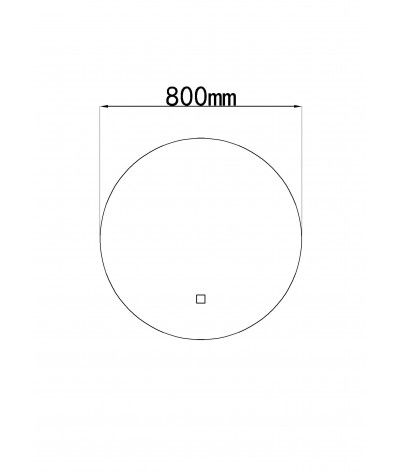 Miroir salle de bain LED rond LB-316080
