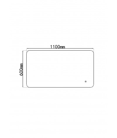 Miroir salle de bain LED rectangulaire LB-85070