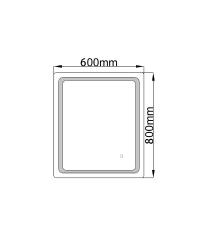 Miroir salle de bain LED rectangulaire LB-4000